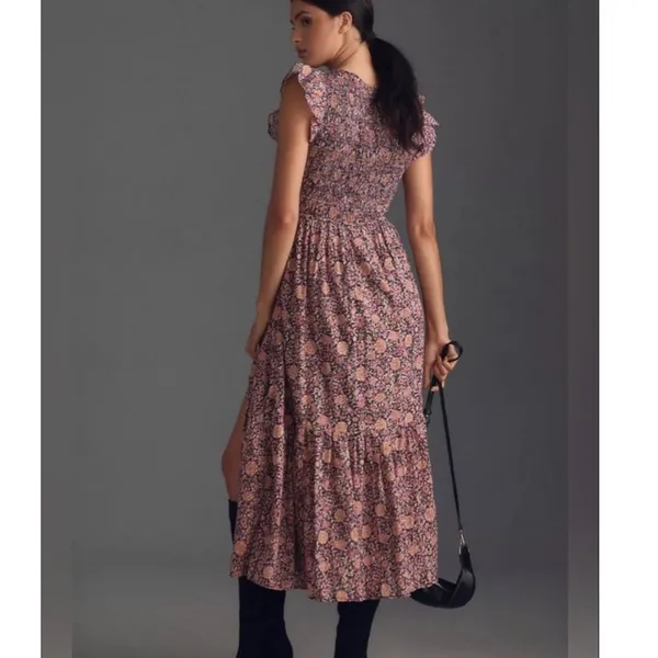 Anthropologie The Peregrine Midi Dress Size XS - Image 4