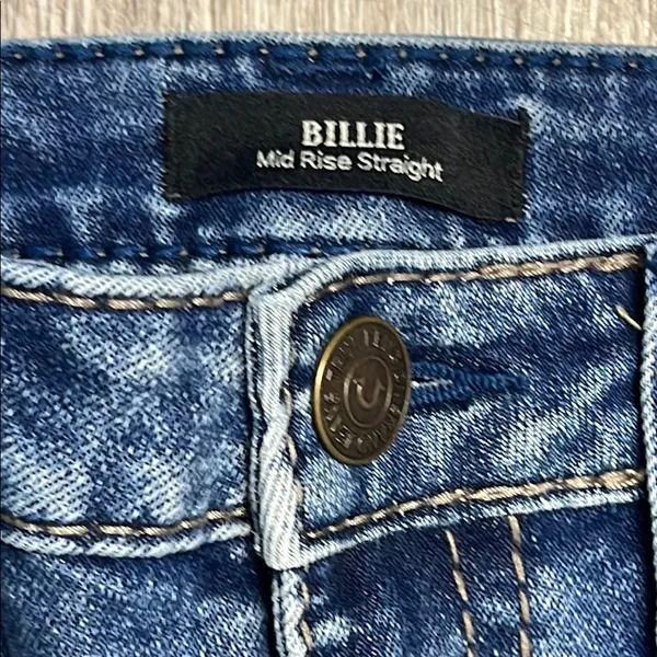 True Religion “Billy” Mid-Rise Women's Straight Leg Jeans - Image 6