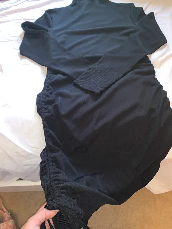 Black Long Sleeve Dress - Image 3