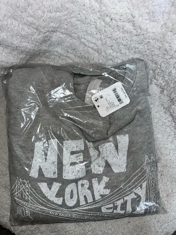 NWT Free People We The Free Graphic Camden Pullover / New York Combo - Image 5