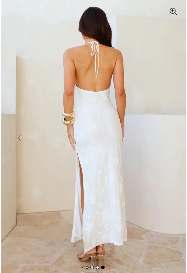 Hello molly admired from all angles halter maxi dress white - Image 4
