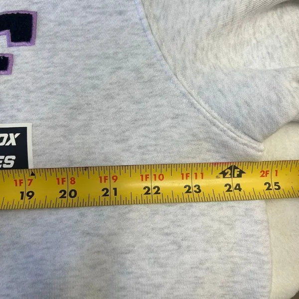 White Fox Gray Limited Edition Crewneck Sweater M/L Women Oversized - Image 9