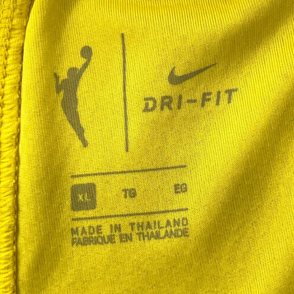 Nike Seattle Storm WNBA Basketball Performance Shorts Women XL Yellow Green - Image 3