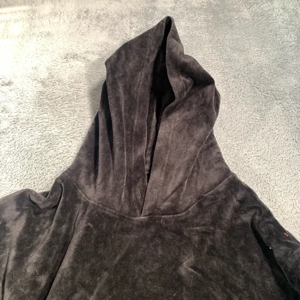 Aritzia TNA black velour Hoodie - Image 4