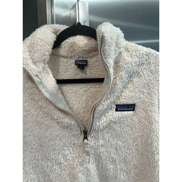 Patagonia Los Gatos Half Zip‎ Pullover Size medium cream - Image 4