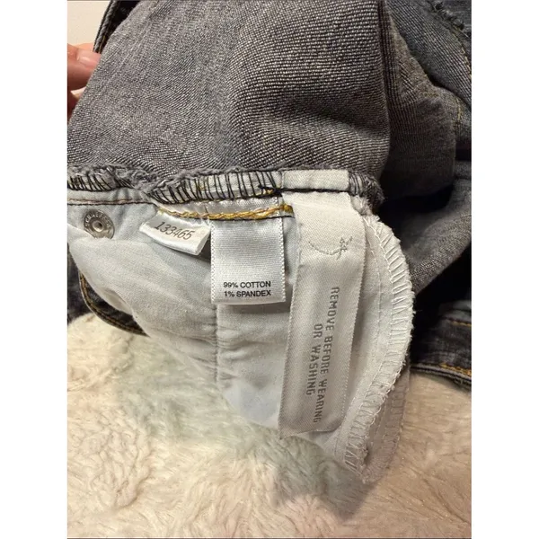 Ann Taylor LOFT Grey Flare Leg Jeans Size 6P - Image 5