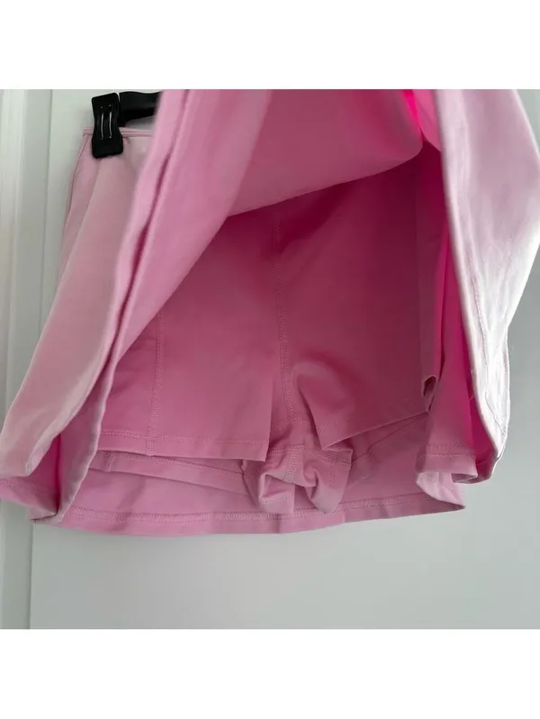 Pacsun PAC 1980 PAC WHISPER Active Leila Wrap Mini Skort Pink NWT Medium - Image 4