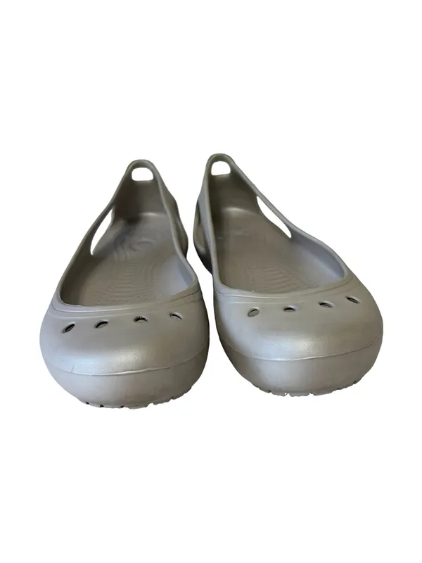 Crocs Malindi Ballet Flats in Silver Gray - Size Women’s 9 - Image 3
