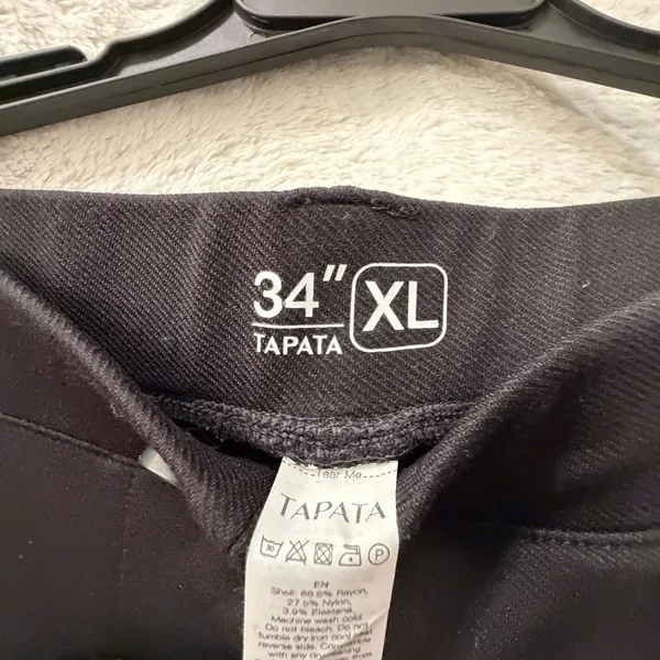 NWT Women's Black Stretch Slacks | Black Stretch Work Pants | Size XL (34”) - Image 5
