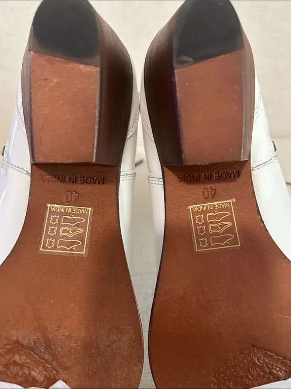 FREE PEOPLE New Frontier Western Boot, White, a size EU40/9.5-10, NWT FLAW - Image 10