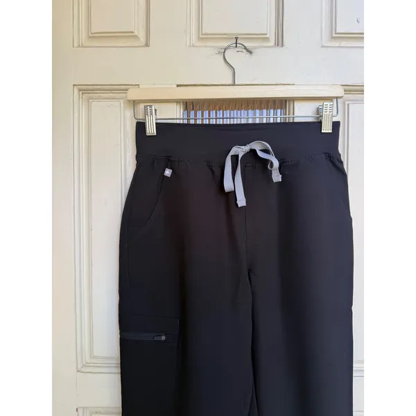 Figs HW Zamora High Waisted Jogger Scrub Pants Black Size XS Regular 1000207 NWT - Image 3