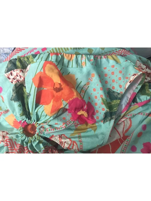 Tropical Hawaiian Maxi Skirt & Matching Bikini Set XS/S Island Resortwear beach - Image 6
