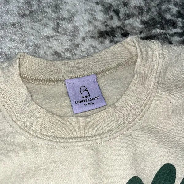 Lonely Ghost Text Me When You Get Lonely Crewneck Sweater - Image 4
