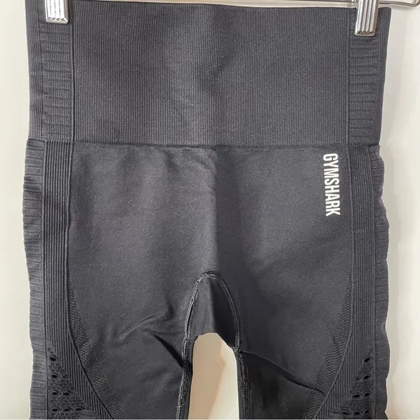 Gymshark Black‎ Seamless Leggings with Cutouts Size Small - Image 3