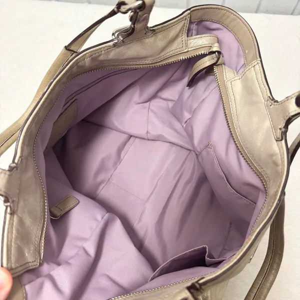 Coach Y2k Madison Gold Leather Tote Bag Purse Top Handle Satchel‎ - Image 15