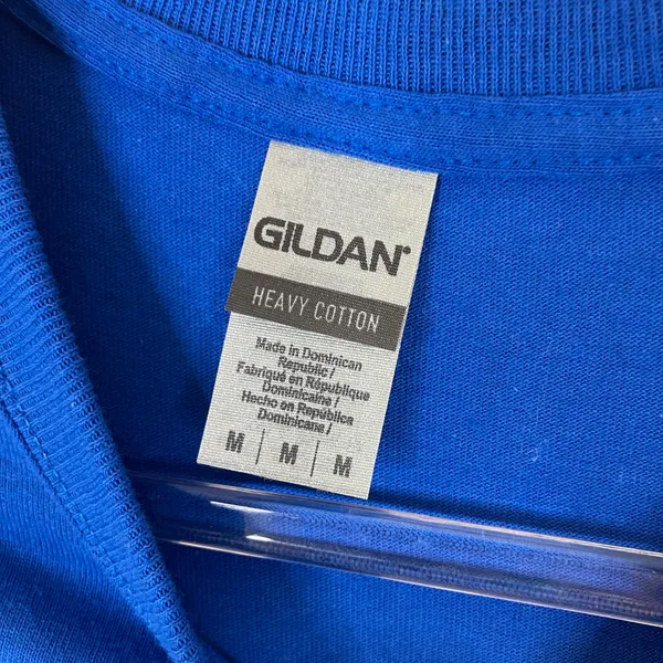 Gildan Buffalo Bills Queen Blue Short Sleeve Tee Shirt 100% Cotton Womens Medium - Image 3