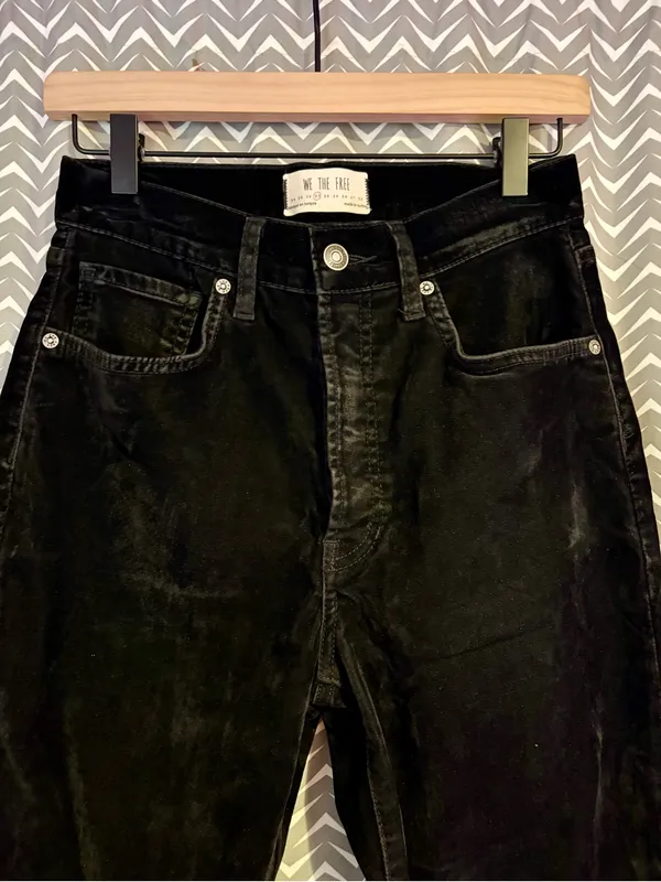 We the Free | Stella Velveteen Skinny Pants, size 27 - Image 2