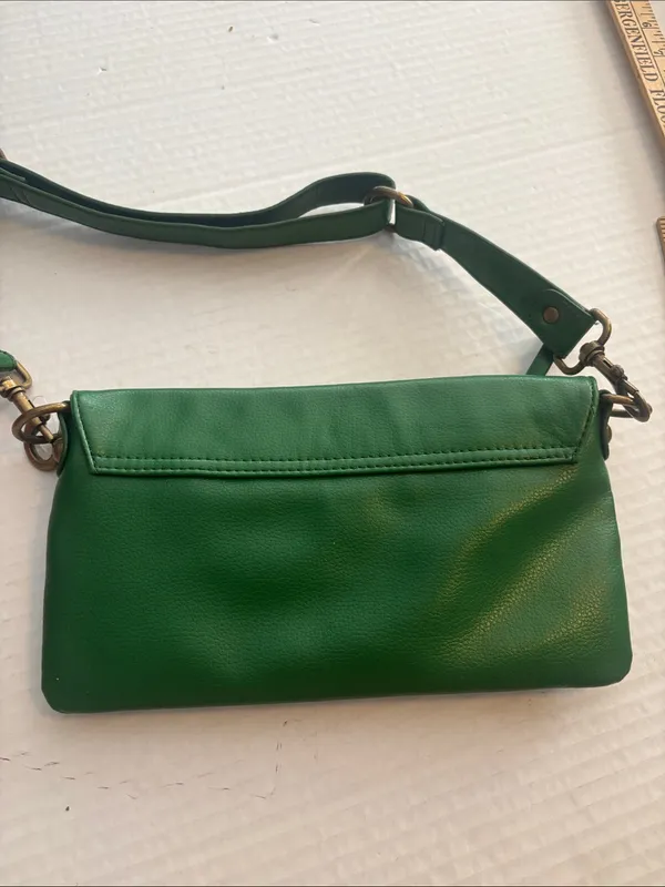 Jaye Hersh Bags | Green Hollywood Intuition By Jaye Hersh Faux Leather Shoulder - Image 3