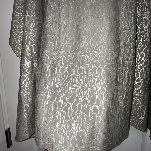Chico’s Travelers Slit Sleeve Kimono Poncho Top Chicos Size L/XL - Image 8