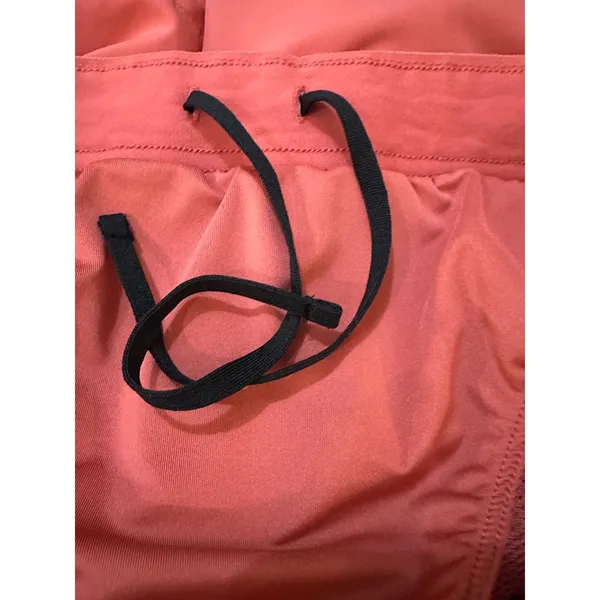 Nike Dri Fit Running Shorts Women Orange Athletic Performance Workout Size L - Image 6
