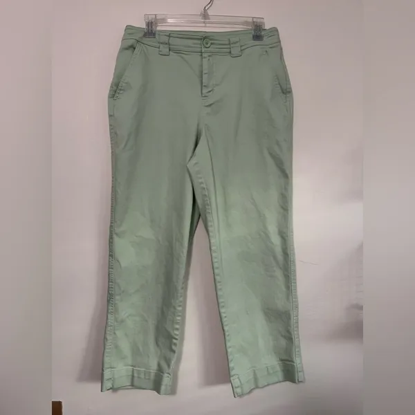 A New Day Women’s High-Rise‎ Straight Ankle Pants - Size 10 - Mint Green - Image 3