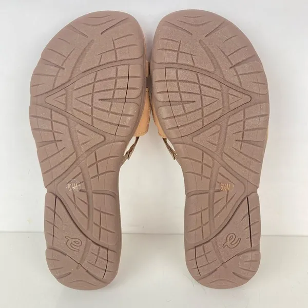 NWOT * EASY SPIRIT Linley Slide Sandals in Cognac - Size 6.5 - Image 12