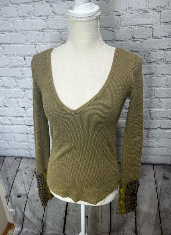 We the free free people art cuff top size xs - Image 7