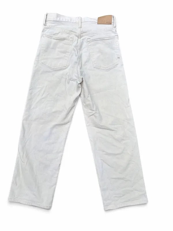 American Eagle Outfitters White Straight-Leg Women's Jeans - Image 4