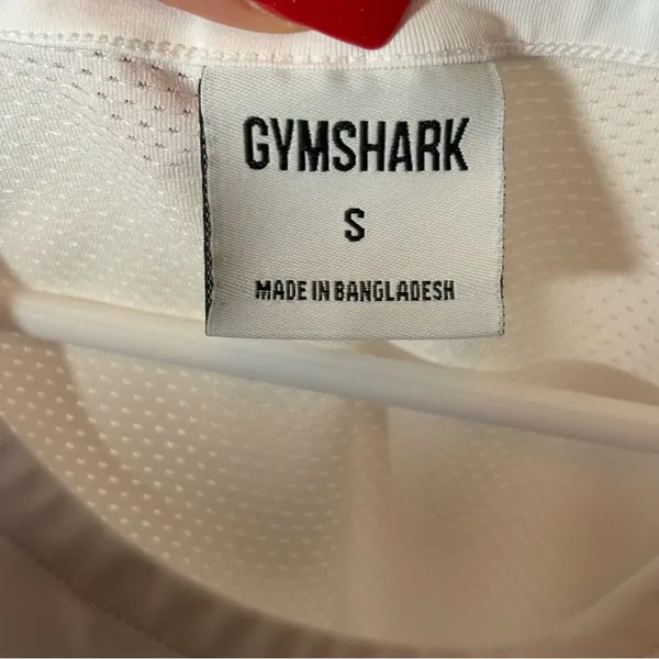 Gymshark TRAINING CROP TANK. Size Small. White. Sold out. - Image 4
