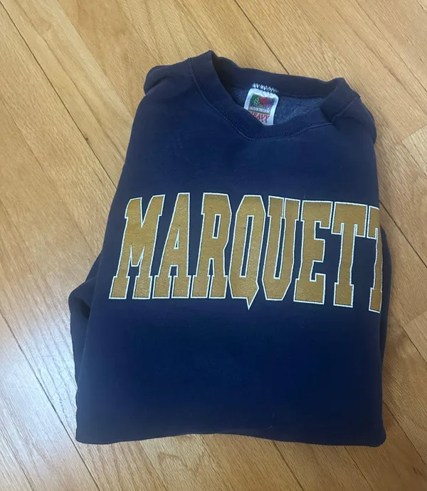 Marquette vintage Crewneck Blue Size L - Image 2