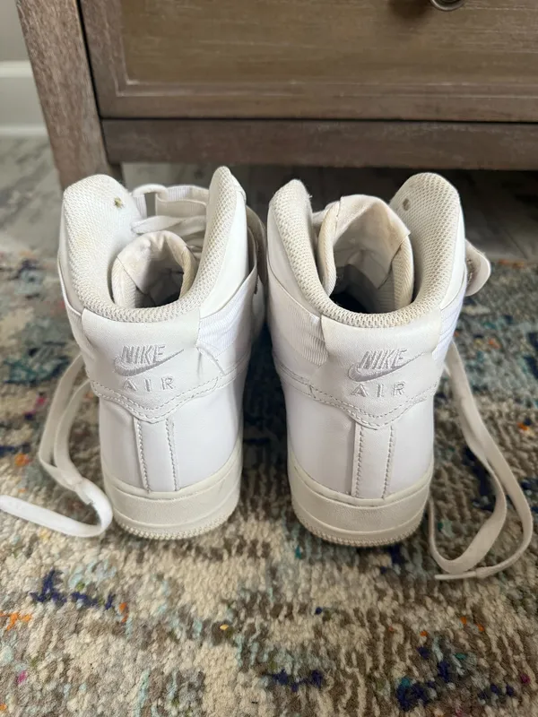 Nike Air Force 1 High-Top White - Image 7