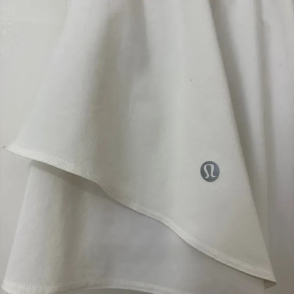 Lululemon Court Rival High Rise Skirt 4 White Purple Skort Tennis Gym Pickleball - Image 3