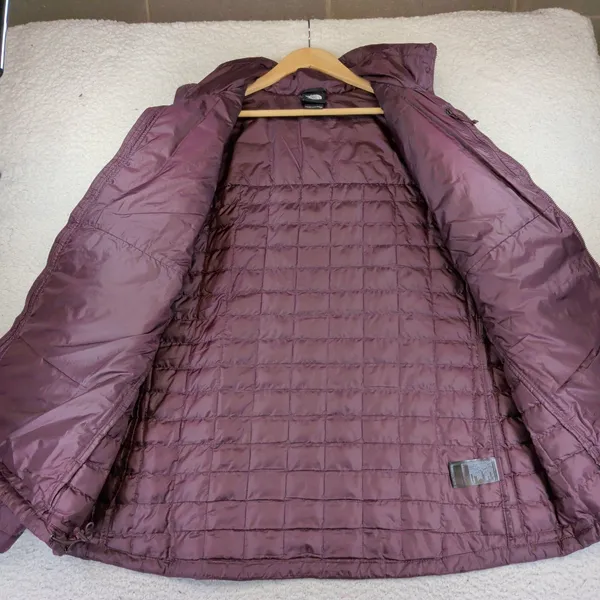 The North Face Womens Thermoball Eco Quilted Jacket Purple NF0A3Y3Q Size XXL - Image 3