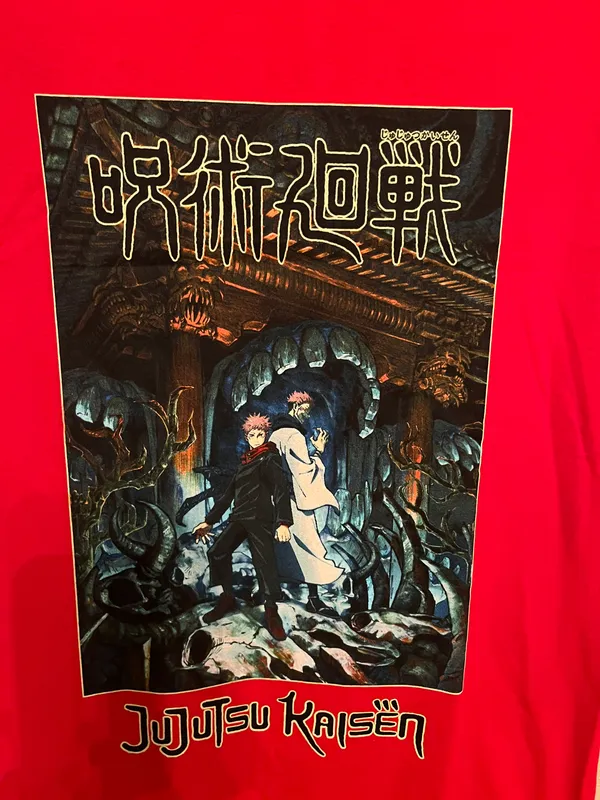 Hot Topic Jujutsu Kaisen Key Red Unisex T-Shirt - Image 2