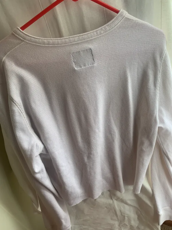 Abercrombie White Cropped Top - Image 2