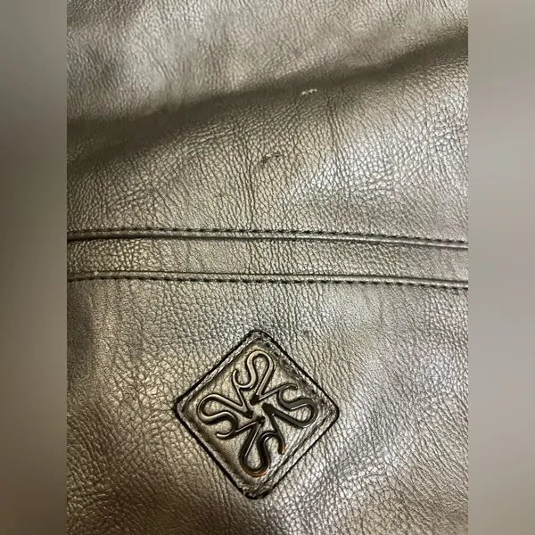 Simply Vera metallic grey purse Gray - Image 3