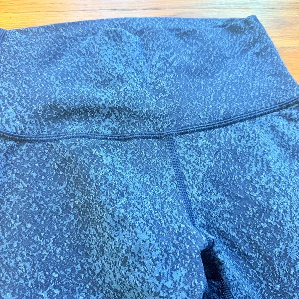 LULULEMON‎ Wunder Under 28” Tight Leggings Blue Pattern size 4 - Image 3