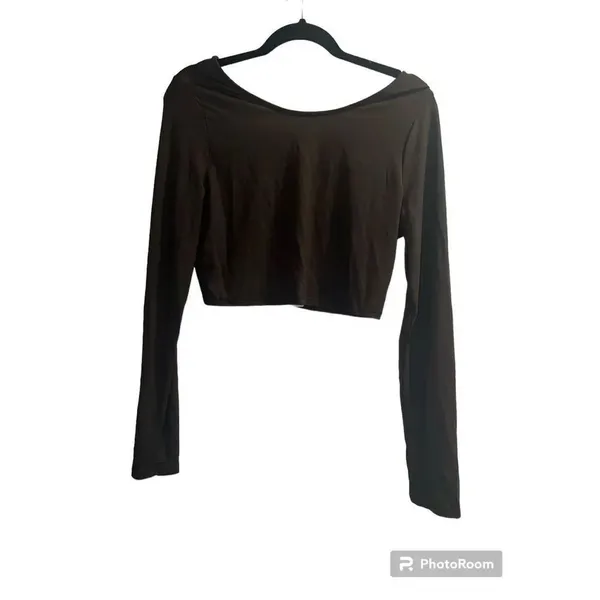 ✨Free People Beach Alia Crop Brown Size Large Top✨ - Image 7