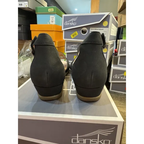Dansko‎ Astrid Black Milled Nubuck Women's Comfort Shoes Size 40 US 9.5-10 - Image 6