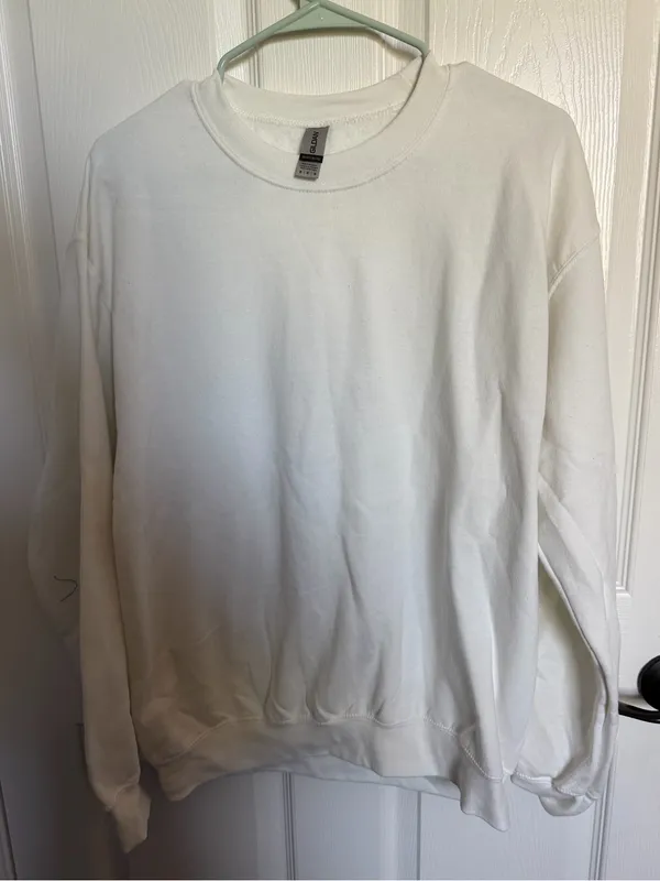 Alabama Gildan White Heavy Blend Crewneck Sweatshirt Medium - Image 2