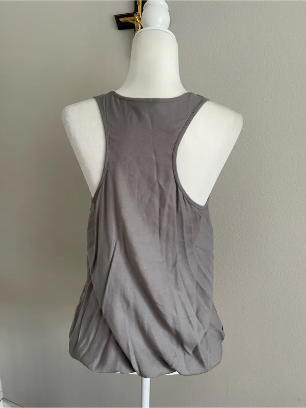 Charming Charlie Grey Sequin & Bead Embellished Tank - Image 5