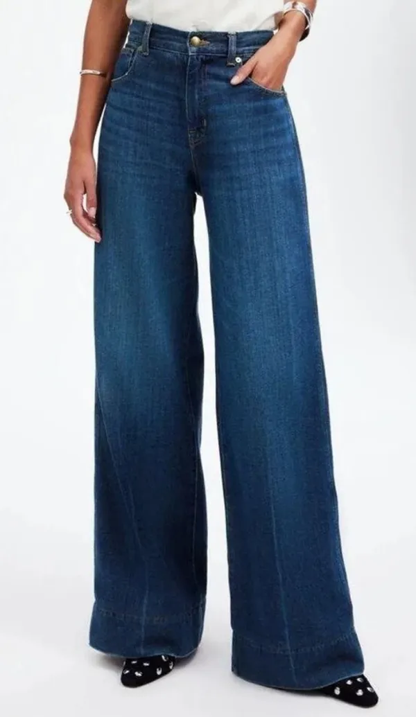Madewell Curvy Superwide Leg Jeans 25T - Image 2