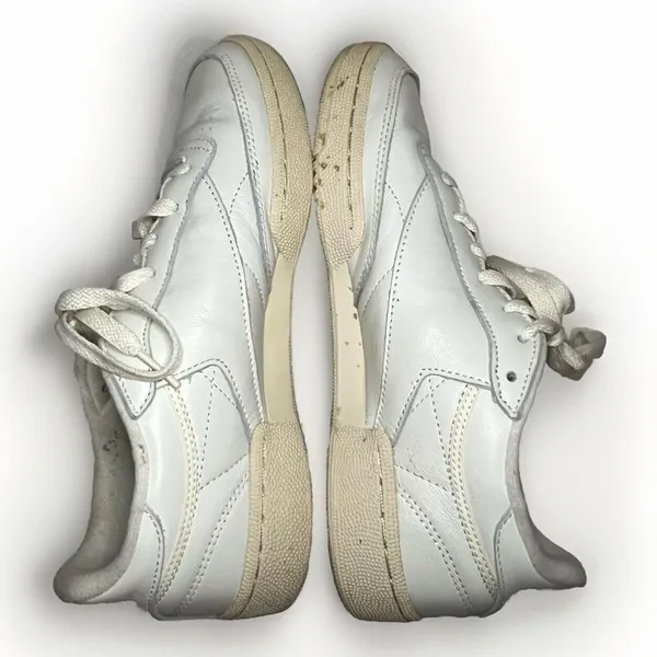 Reebok Classic Club‎ C 85 Vintage Chalk & Green Retro Sneaker Size 9.5 BS8242 - Image 6