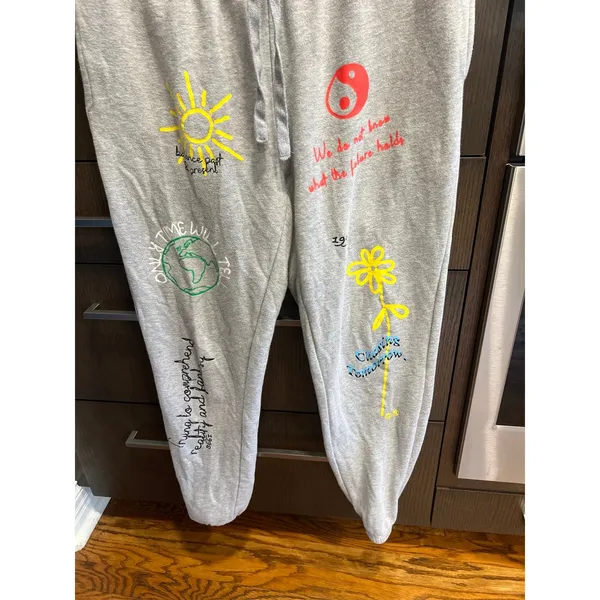 Neon riot‎ Sweatpants women's large Size 12 - Image 3