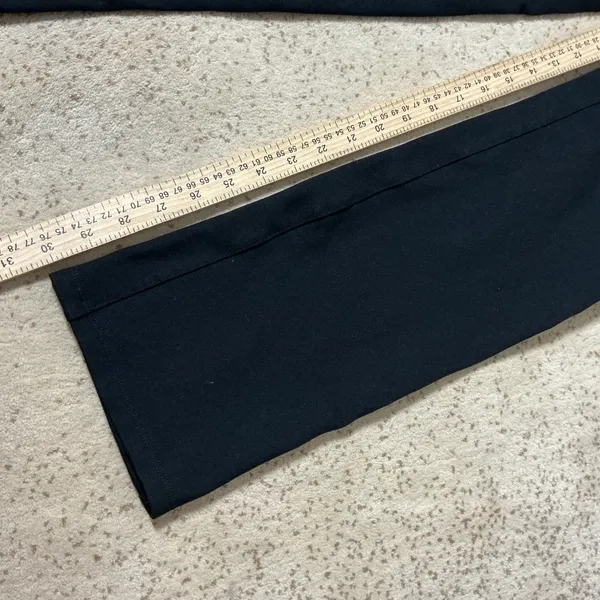Quince Ultra-Stretch Straight Leg Pants Women Medium Tall Black Workwear Office - Image 5