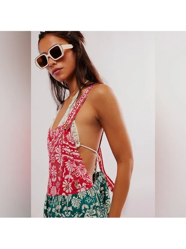 Free People Palm Bay Printed‎ Shortall size XS - Image 3