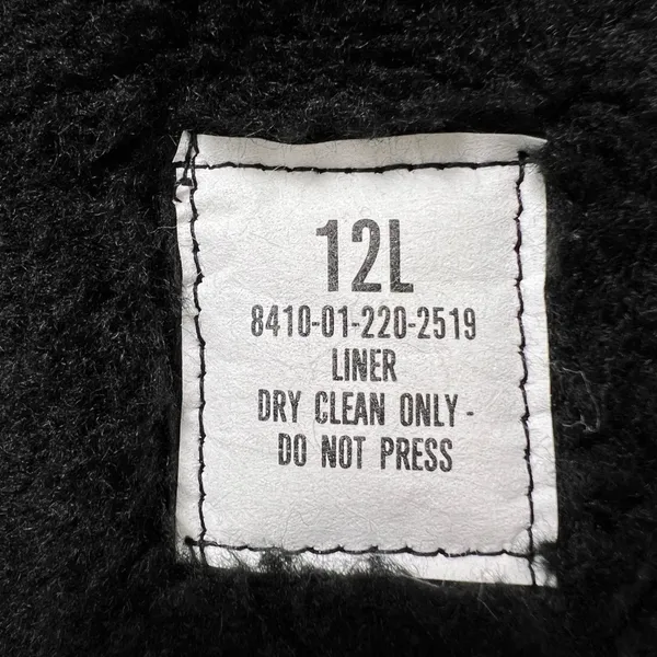 US Military Women's‎ All-Weather Trench Coat Removable Liner Black Size 12L - Image 5