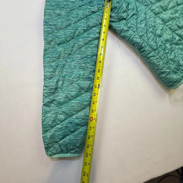 Tek Gear Women's Warm Tek Quilted Puffer Jacket Aqua Green Space Dye - Image 15