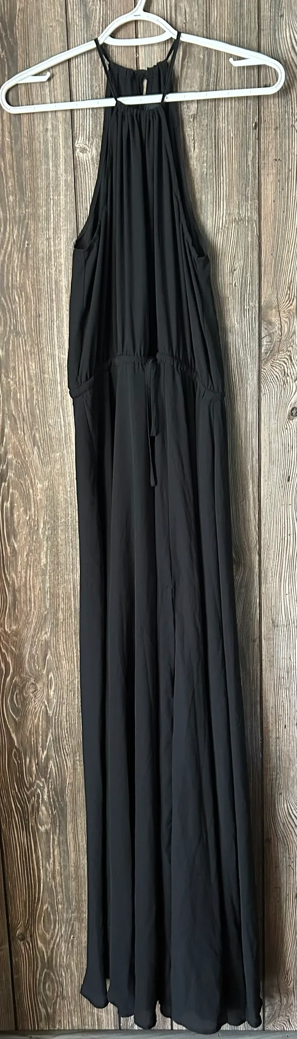 Lulus Black Flowy Dress - Image 3