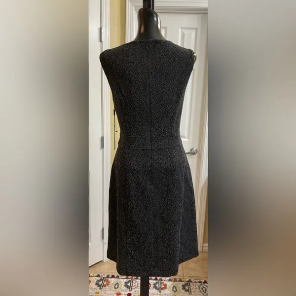 NEW KARL LAGERFELD Paris BLACK SHIFT DRESS - SIZE 12 - Image 3